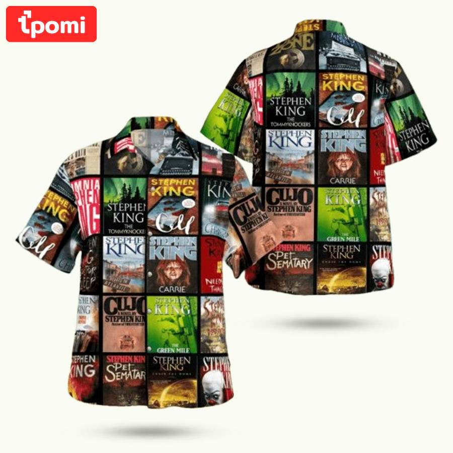 Stephen king movie hawaiian shirt Hawaii Shirt Shorts & Flip Flops