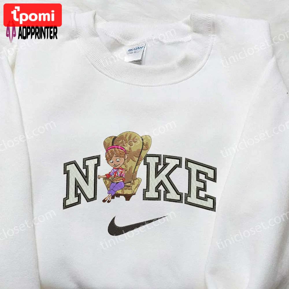 Stylish ellie fredricksen x nike embroidered shirts – customized and unique! Embroidered Shirt