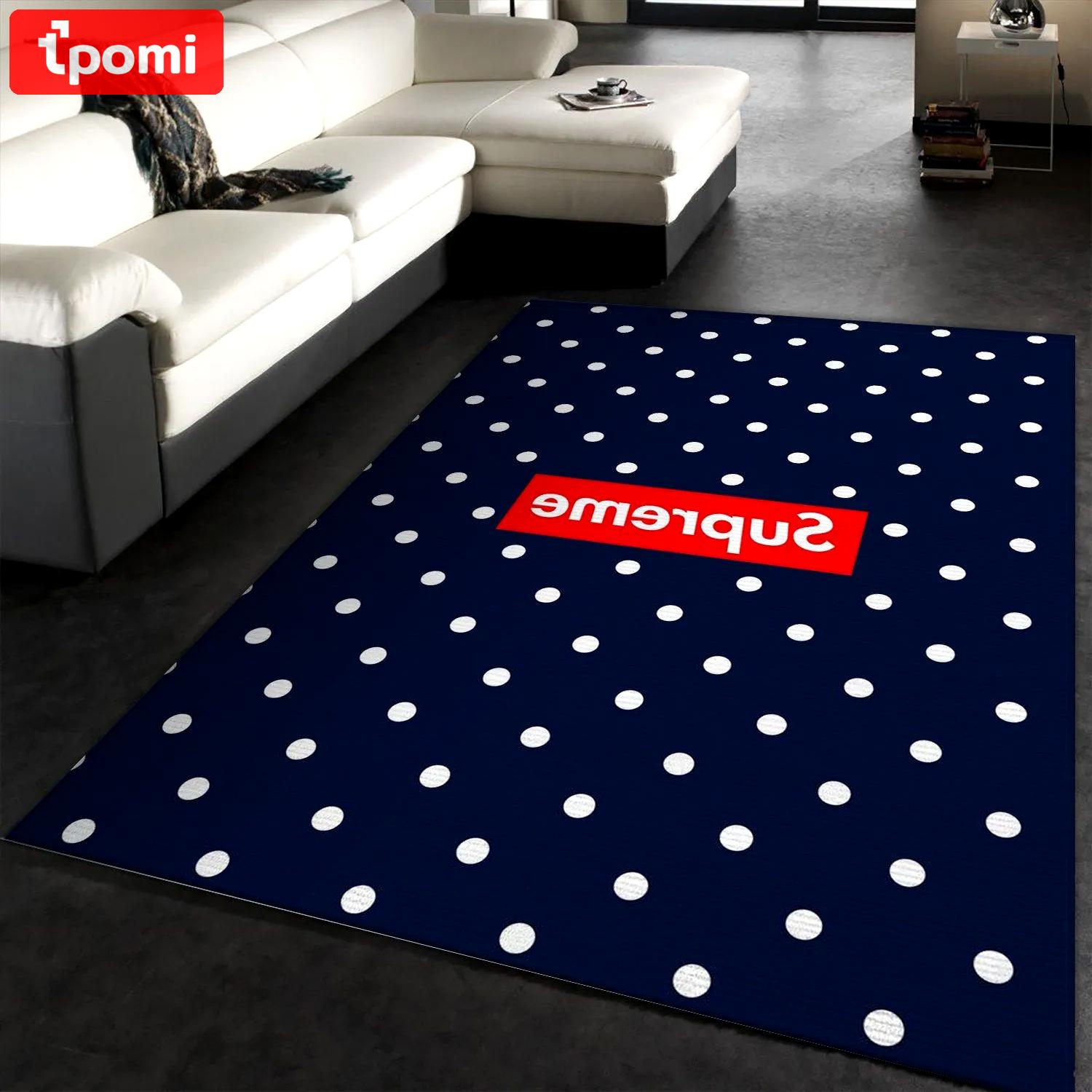 Supreme x cdg s logo type 460. Upgrade Your Living Room with Luxury Home Decor: Area Carpets, Floor Decor, Door Mats, and Hot Gift Items with style a High-End Fashion Brand Rectangle Rug