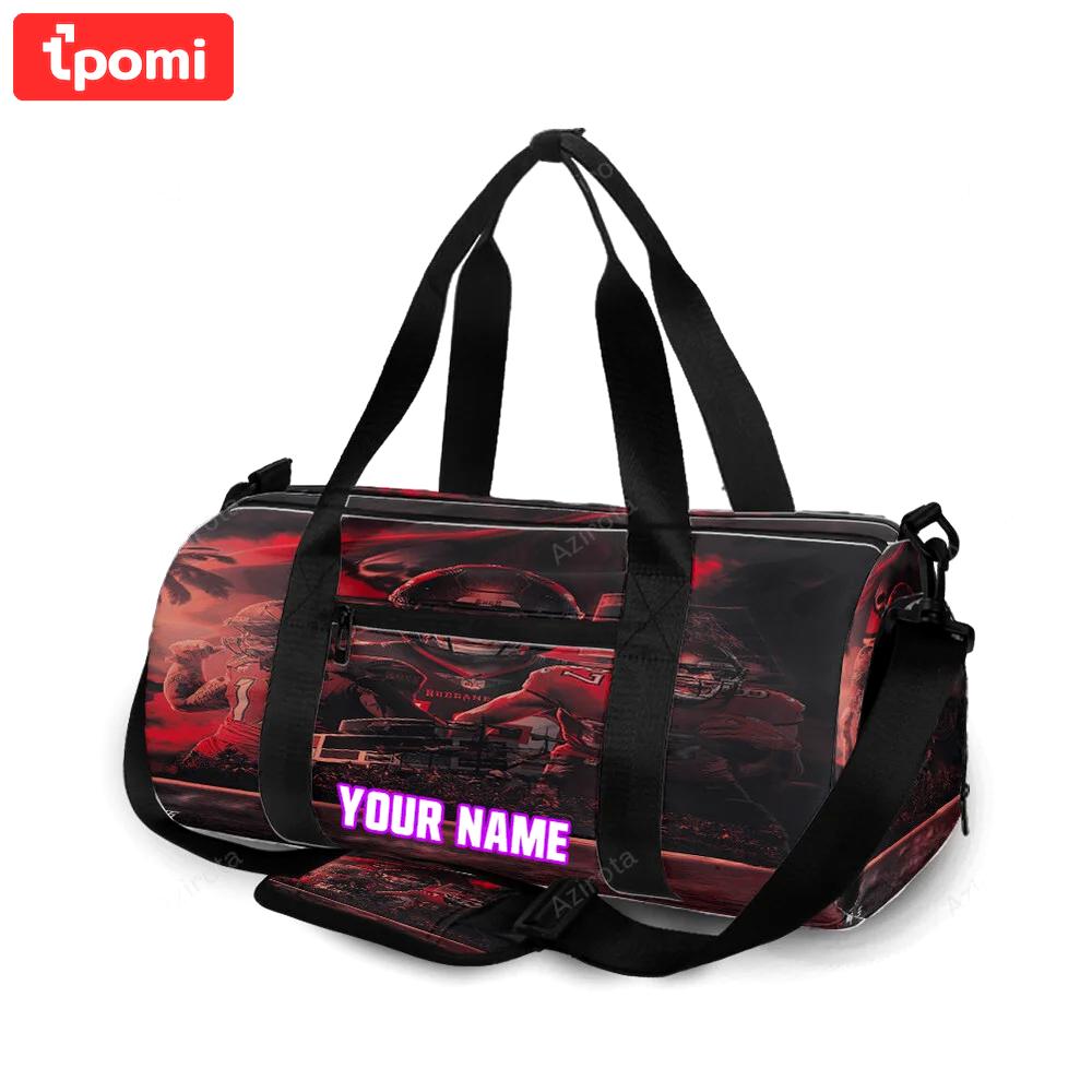 Tampa bay buccaneers players v1 personalized name travel bag gym bag 2525 Travel Bag