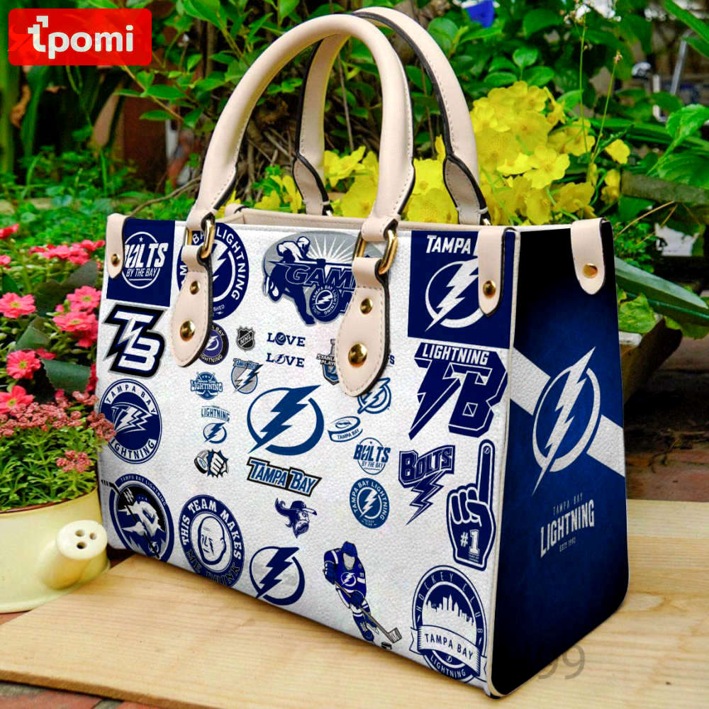 Tampa bay lightning leather handbag gift for women 4353 Women Leather Hand Bag
