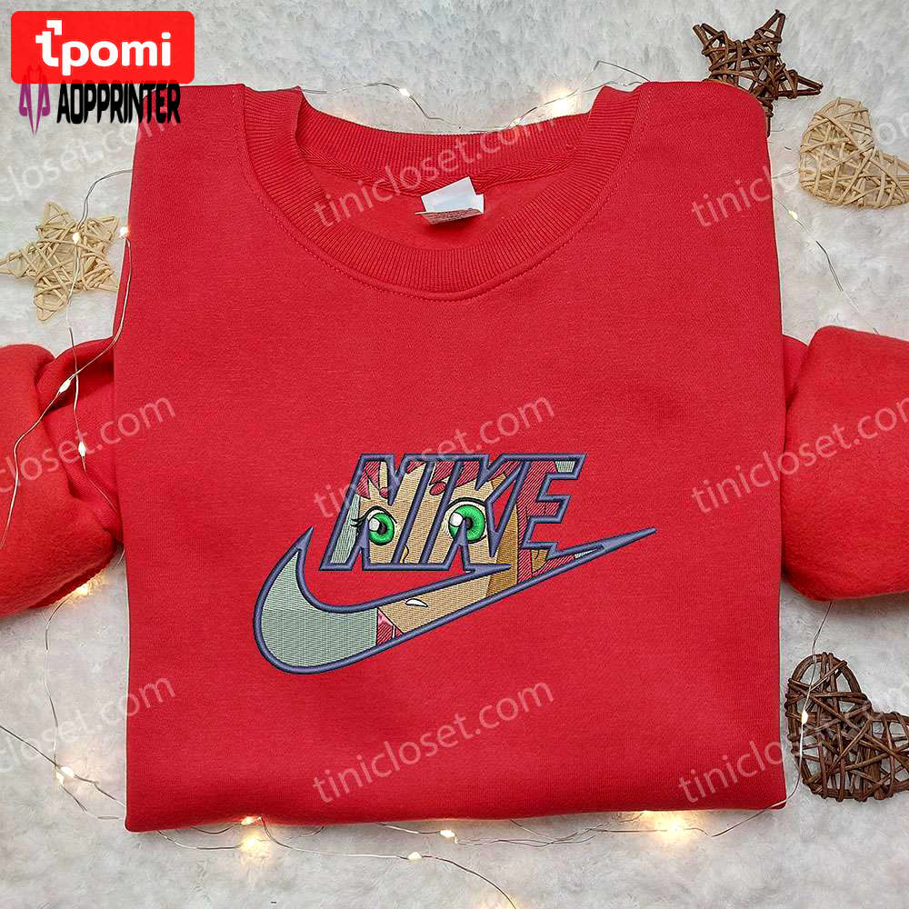 Teen titans starfire x nike embroidered sweatshirt – unique and stylish nike inspired shirt Embroidered Shirt