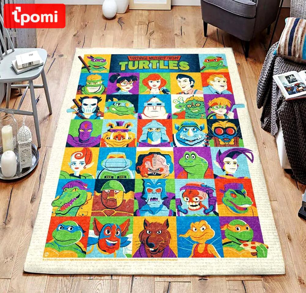 Teenage mutant ninja turtles 6 dhckl0810 rug living room rug home decor Rectangle Rug