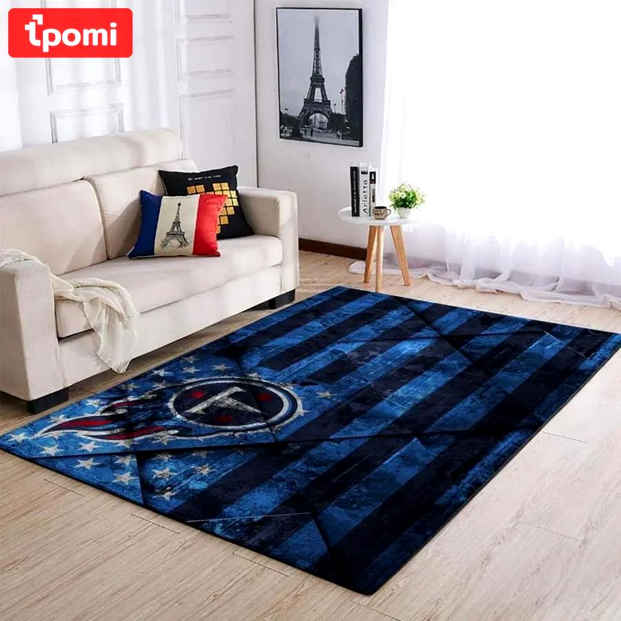 Tennessee titans american nfl area rug living room and bed room rug 1910073 Rectangle Rug