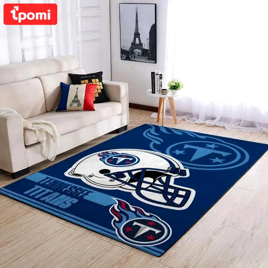 Tennessee titans area rug living room rug home decor nfl team logo 2003033 Rectangle Rug