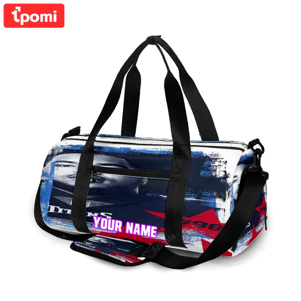 Tennessee titans jeffery simmons2 personalized name travel bag gym bag 1575 Travel Bag