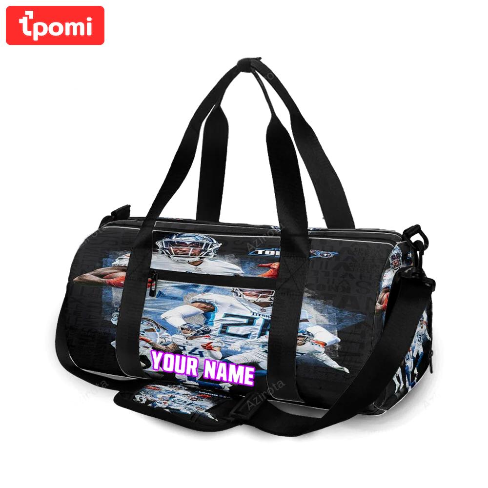 Tennessee titans players3 personalized name travel bag gym bag 529 Travel Bag