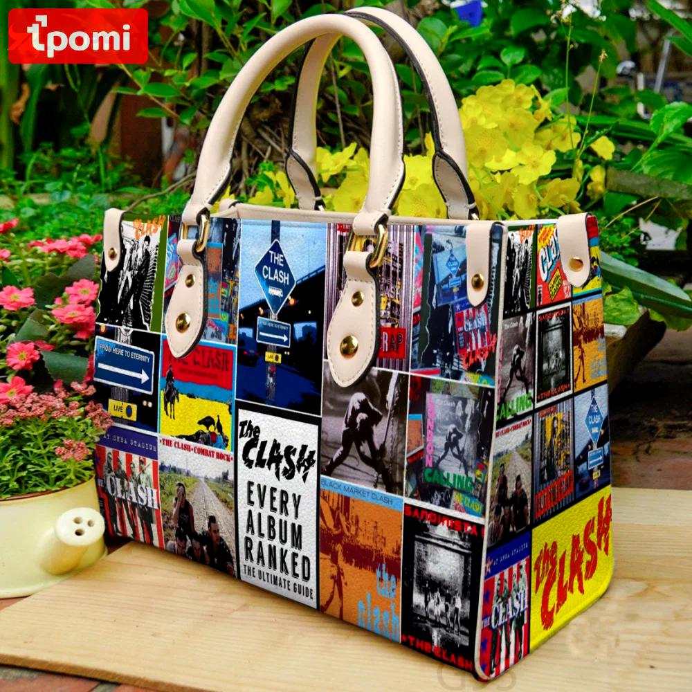 The clash leather bag for women gift 4024 Women Leather Hand Bag