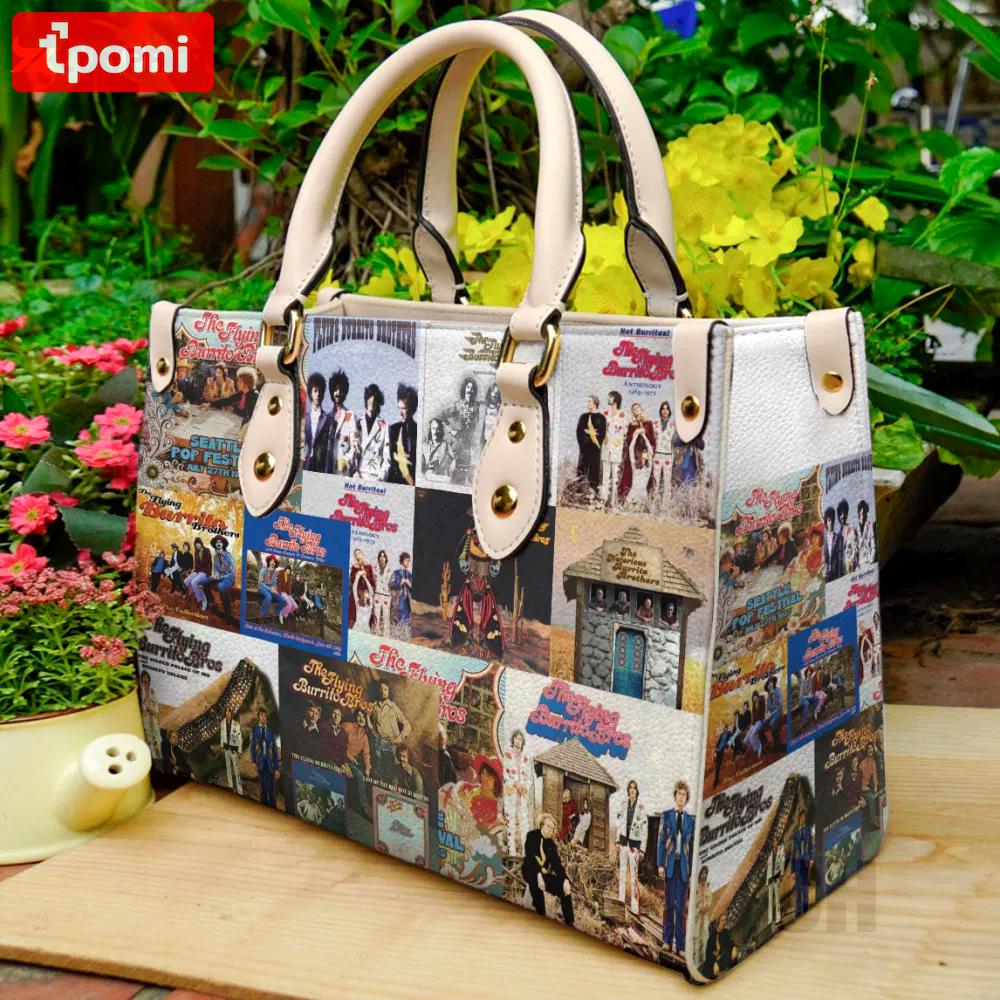 The flying burrito brothers leather bag for women gift 947 Women Leather Hand Bag