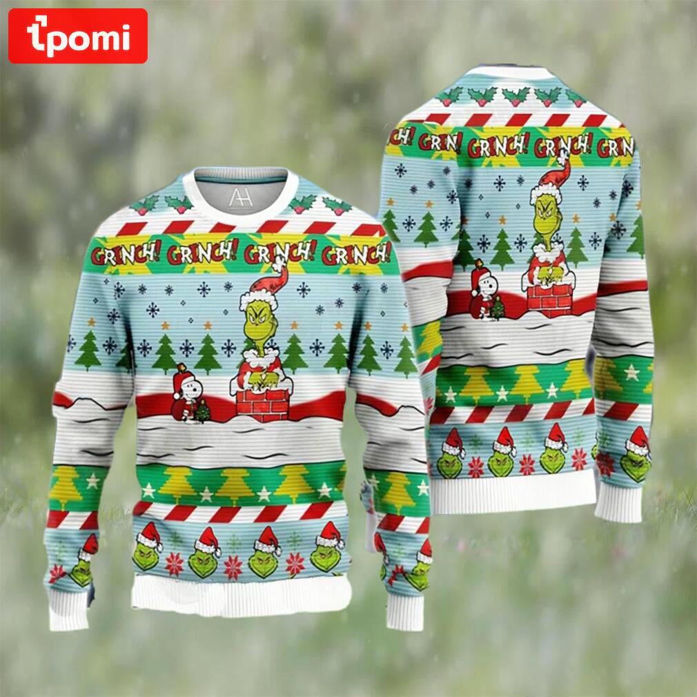 The grinch and snoopy dog ugly sweater funny christmas gift Christmas Ugly Sweater