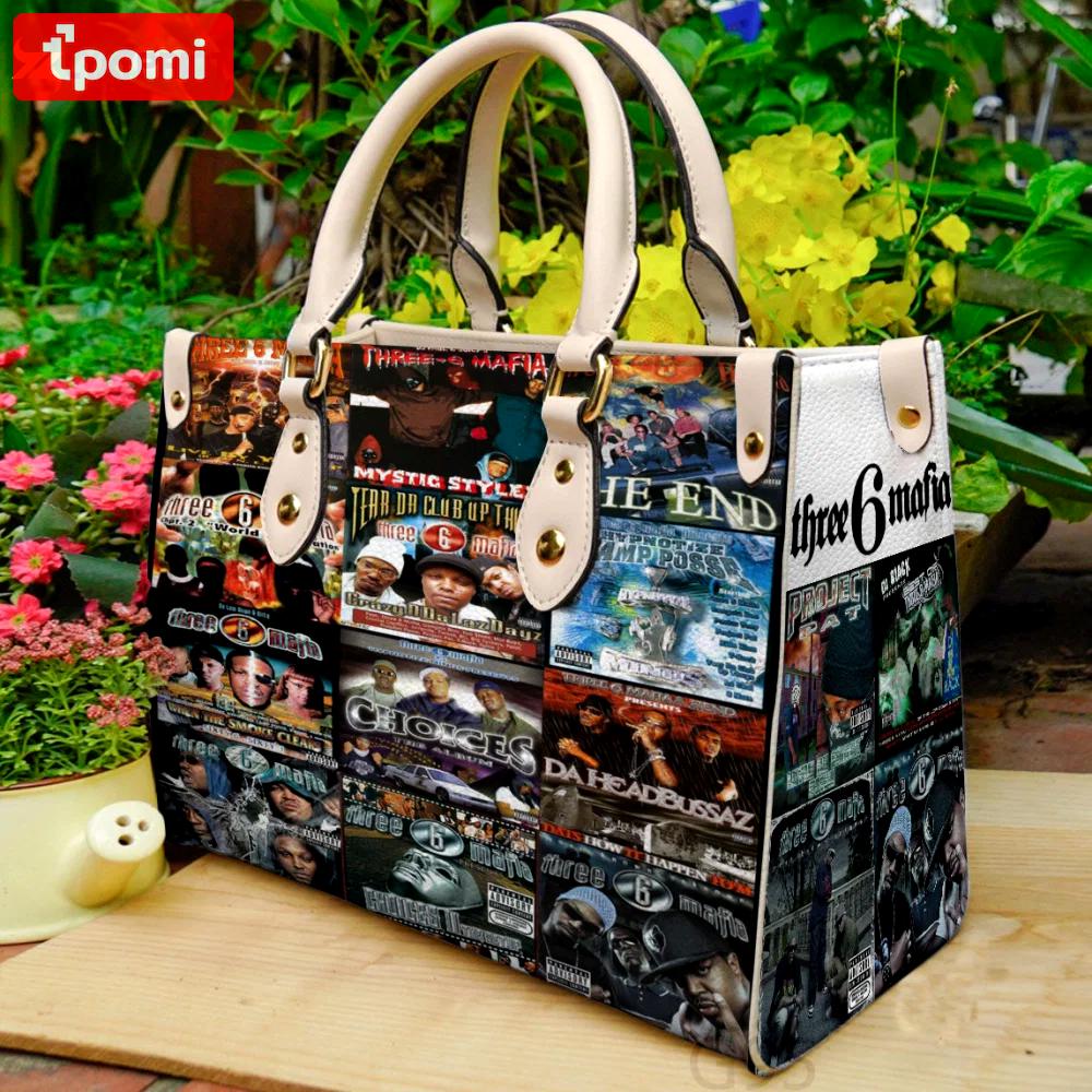 Three 6 mafia leather bag g95 1481 Women Leather Hand Bag