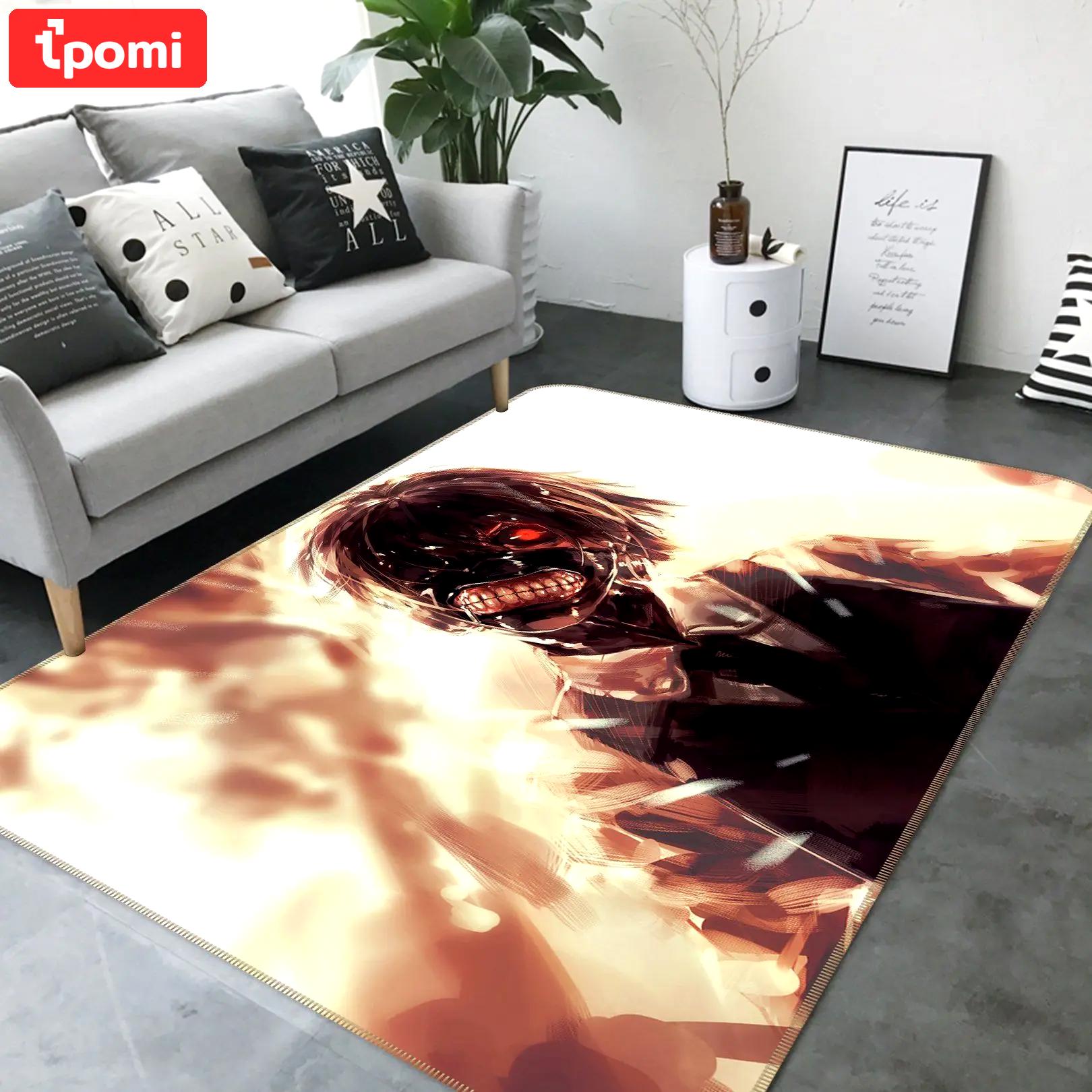 Tokyo ghoul anime 11 area rug living room and bed room rug rug regtangle carpet floor decor home decor Rectangle Rug
