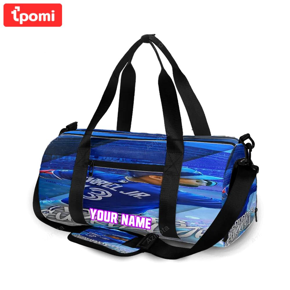 Toronto blue jays lourdes gurriel jr1 personalized name travel bag gym bag 2544 Travel Bag
