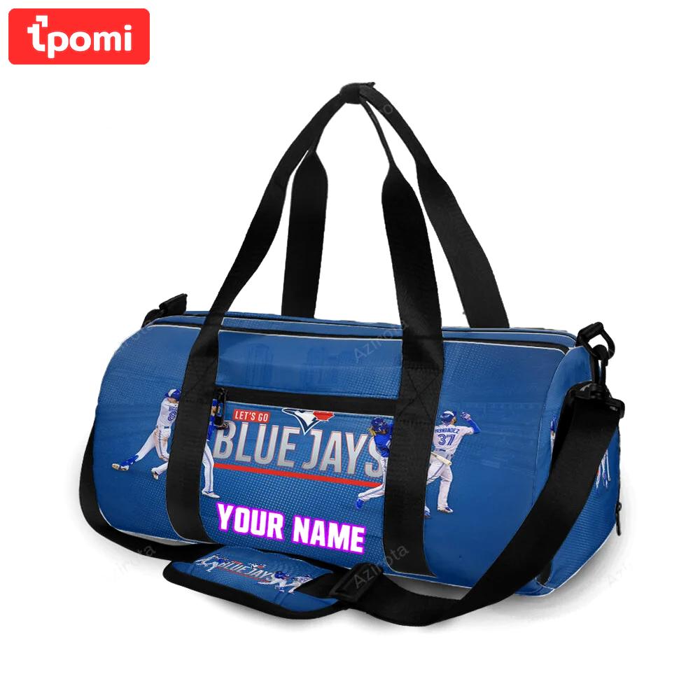 Toronto blue jays russell all players51 personalized name travel bag gym bag 2517 Travel Bag