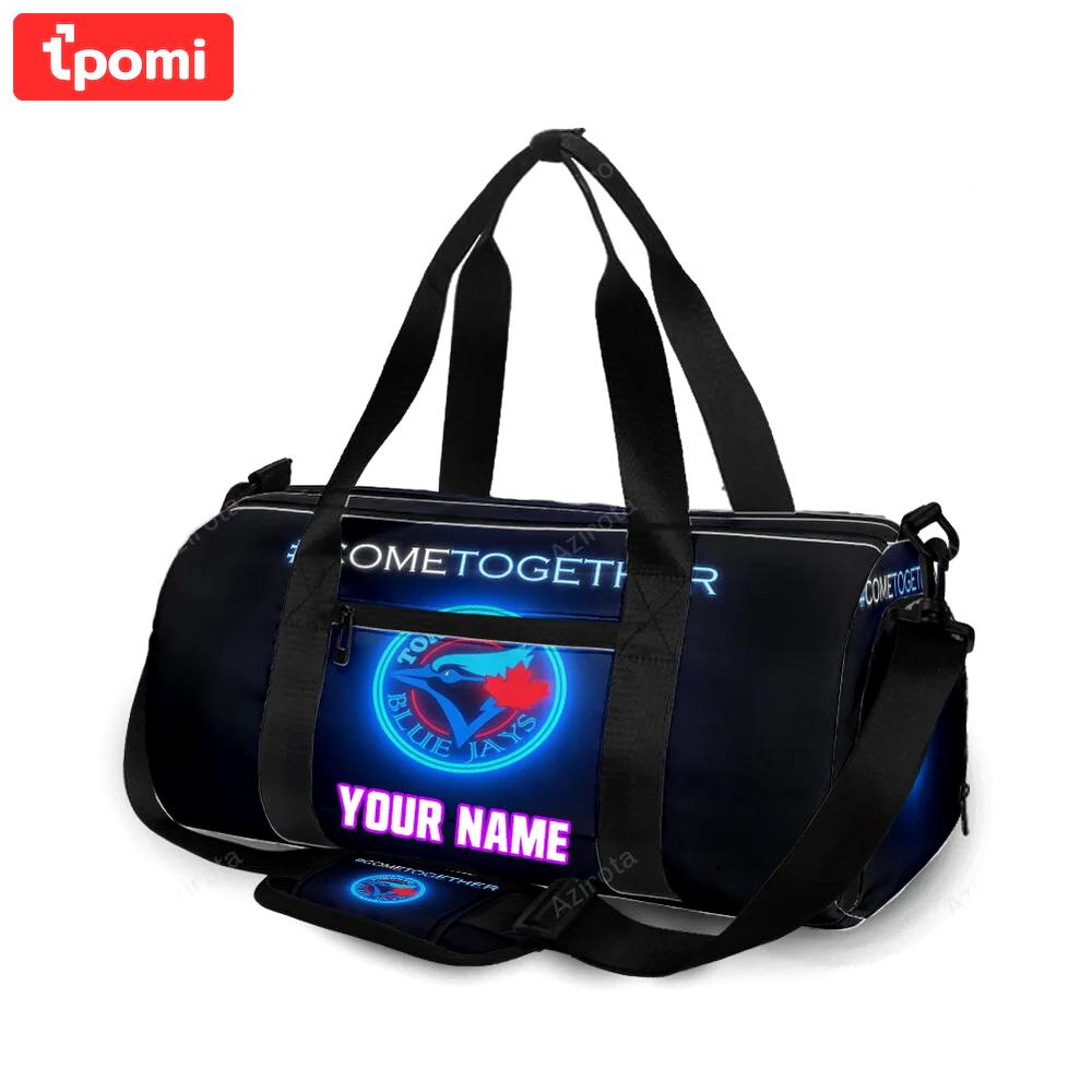 Toronto blue jays russell bird come together personalized name travel bag gym bag 2536 Travel Bag