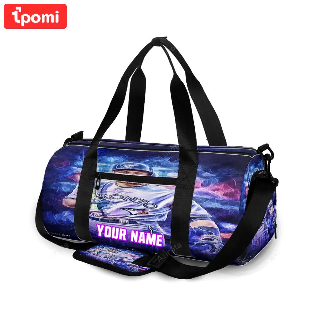 Toronto blue jays russell martin1 personalized name travel bag gym bag 2491 Travel Bag