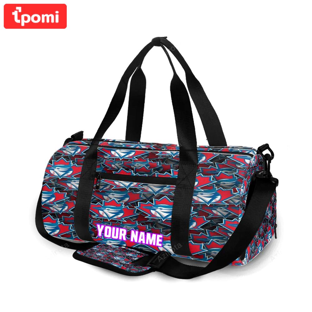 Toronto blue jays2 personalized name travel bag gym bag 2474 Travel Bag