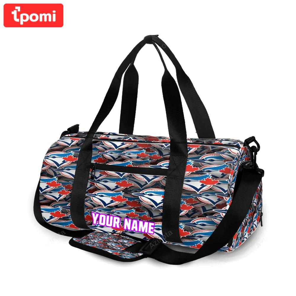 Toronto blue jays3 personalized name travel bag gym bag 2554 Travel Bag
