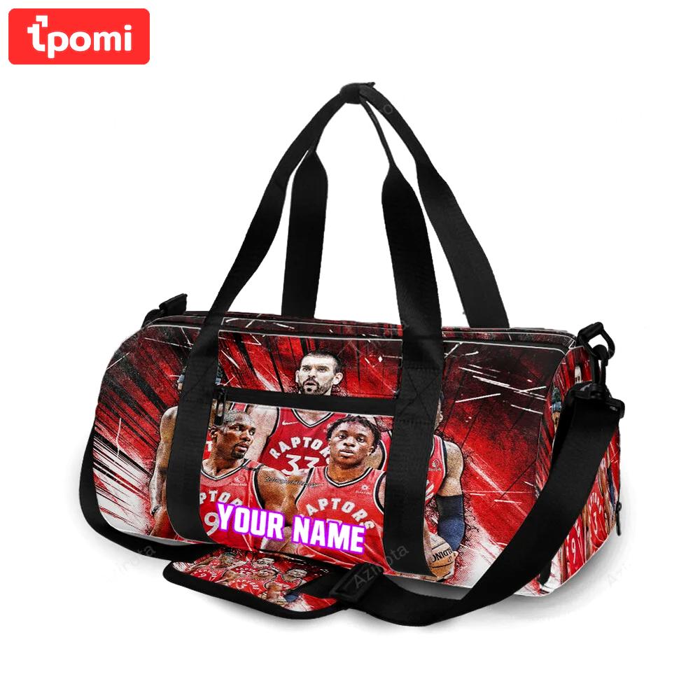 Toronto raptors all players4 personalized name travel bag gym bag 2561 Travel Bag