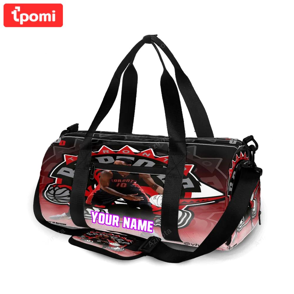 Toronto raptors demar derozan5 personalized name travel bag gym bag 2438 Travel Bag