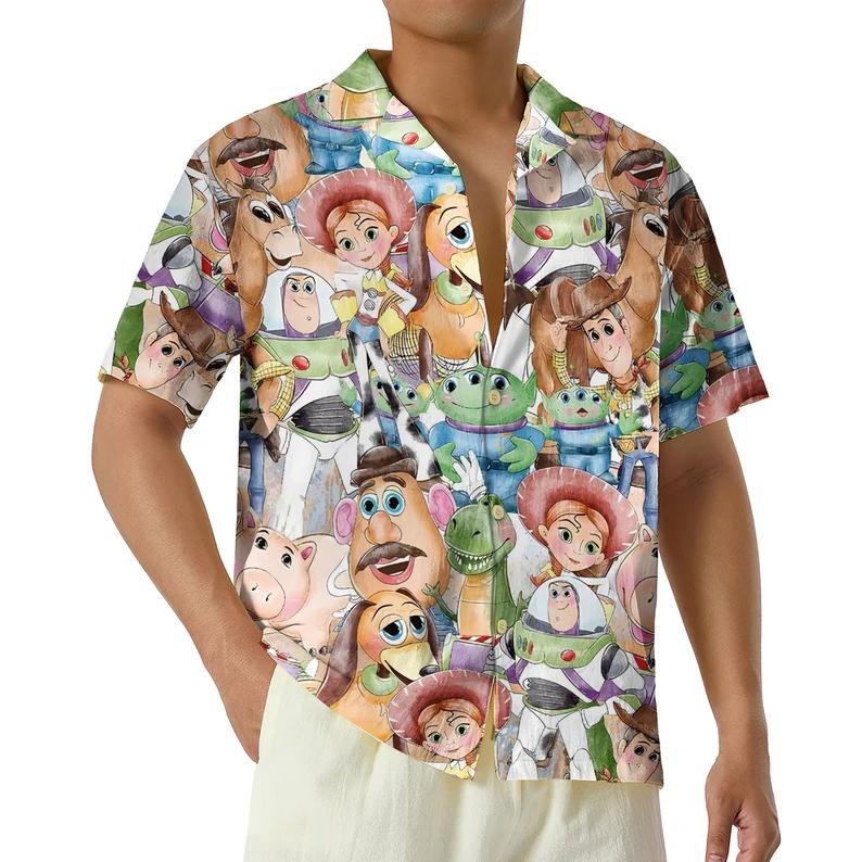 Toy story disney hawaiian shirt Hawaii Shirt Shorts & Flip Flops