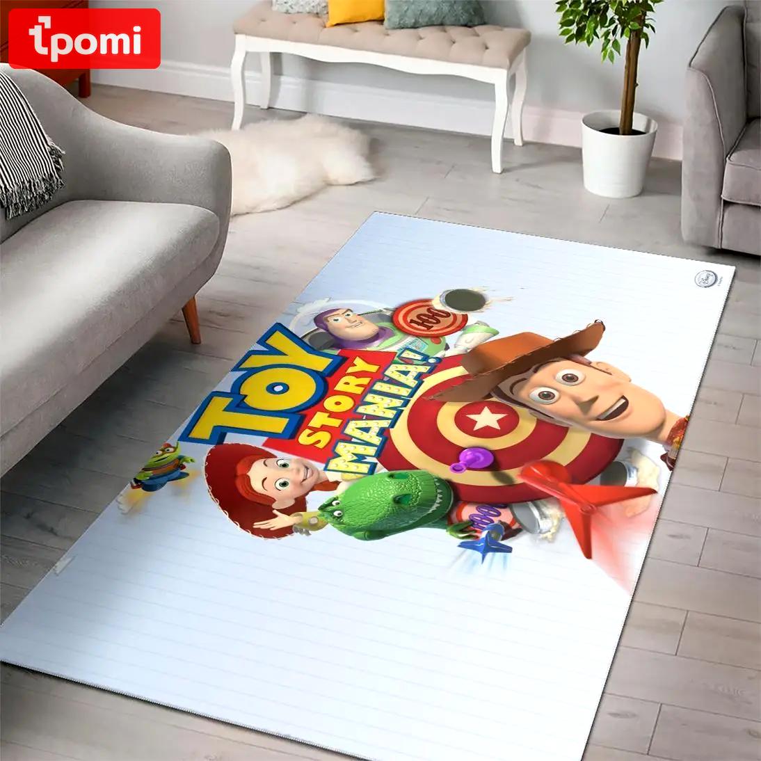 Toy story mania area rug living room rug home decors living room rug living room rug home decor floor decor Rectangle Rug