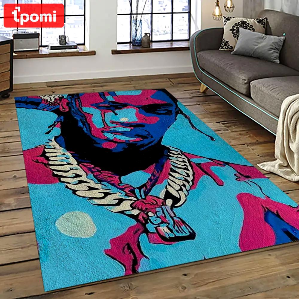Travis scott rapper hiphop music retangle carpet area rug home decor best gift for fan and friends tst34 Rectangle Rug