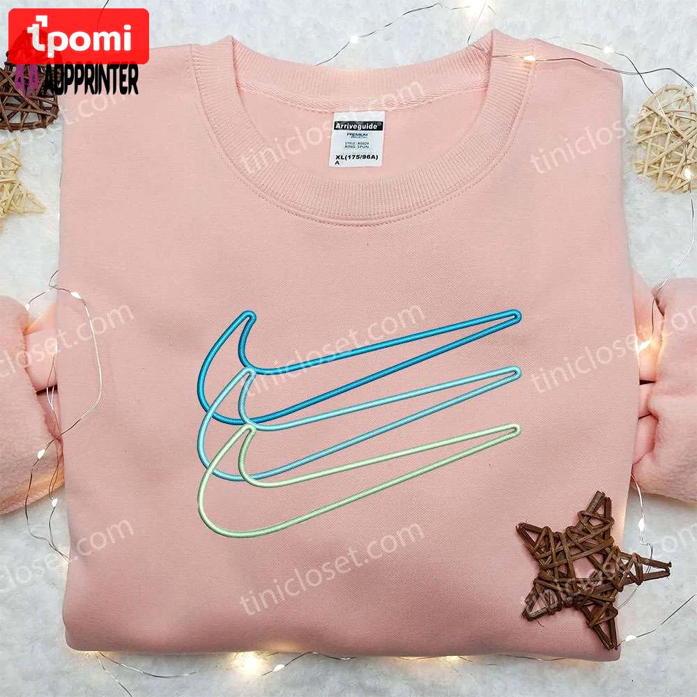 Triple outline x nike embroidered hoodie & shirt: best birthday gift ideas Embroidered Shirt