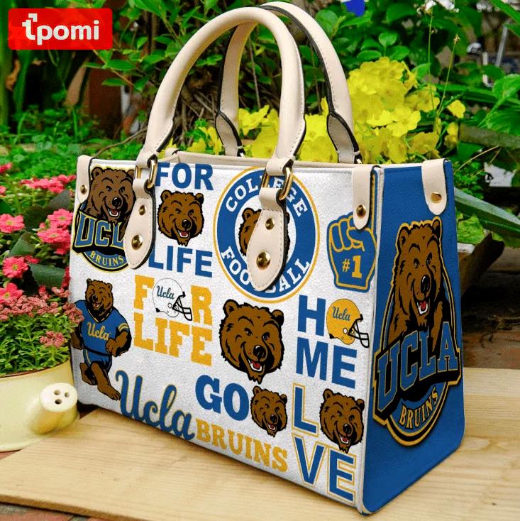 Ucla bruins 1 leather handbag 2 2831 Women Leather Hand Bag