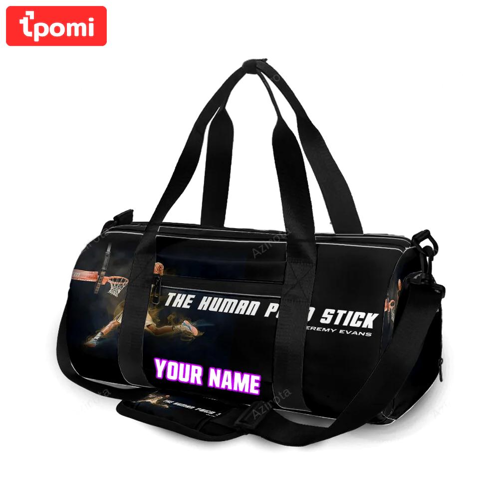 Utah jazz 40 jeremy evans v30 personalized name travel bag gym bag 2512 Travel Bag
