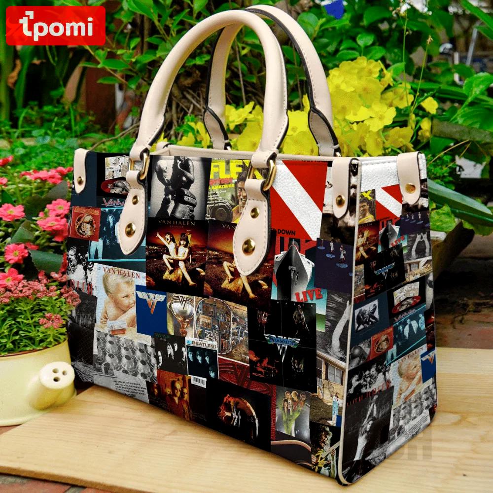 Van halen band leather hand bag gift for women’s day: perfect women s day gift – shop now! 3800 Women Leather Hand Bag