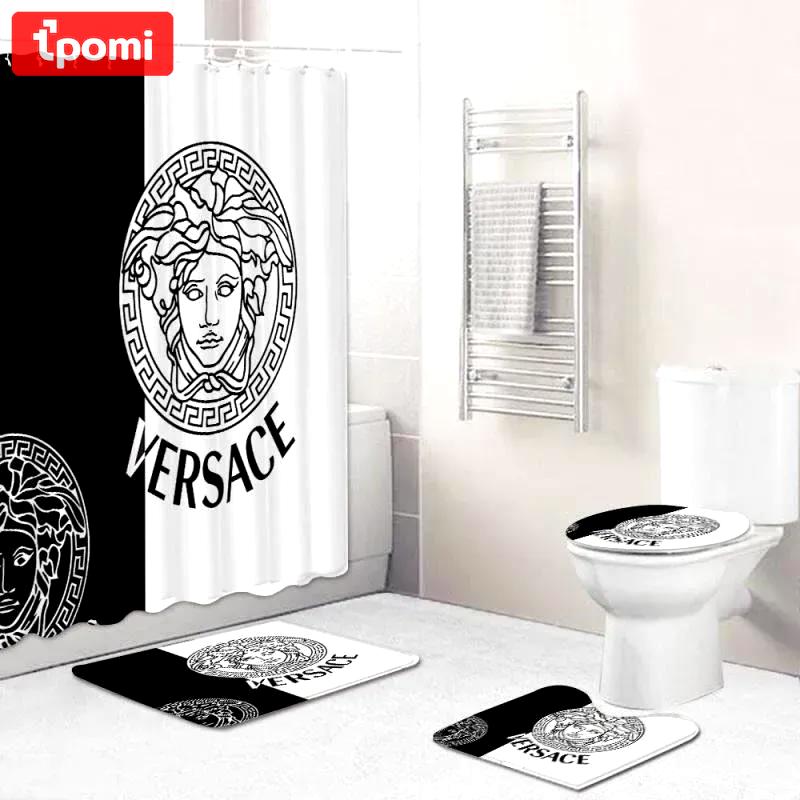 Versace hypebeast luxury fashion brand home decor bathroom sets bath mat Bathroom Set
