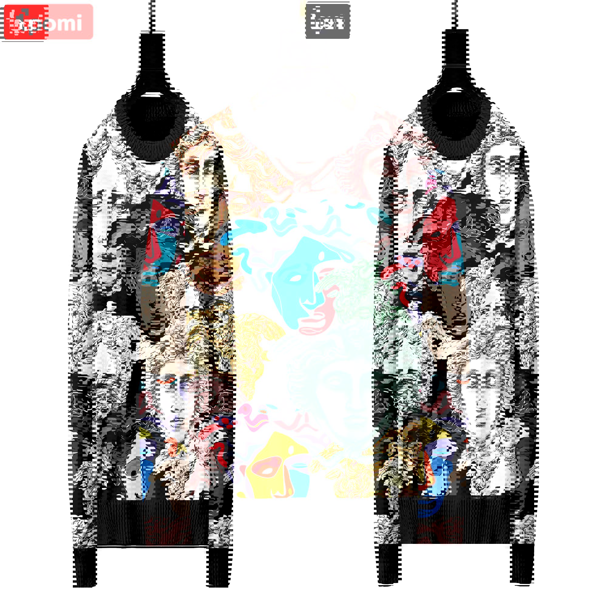 Versace luxury ugly sweater for winter hot 2024  style 347 Christmas Ugly Sweater