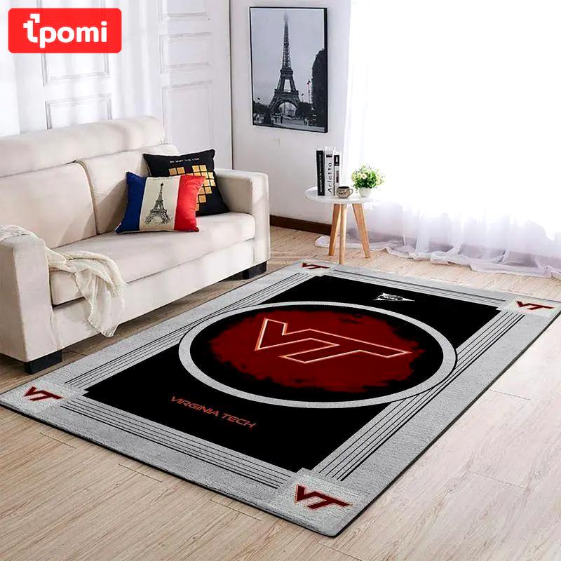Virginia tech hokies ncaa football basketball living room carpet 200303124 1 Rectangle Rug