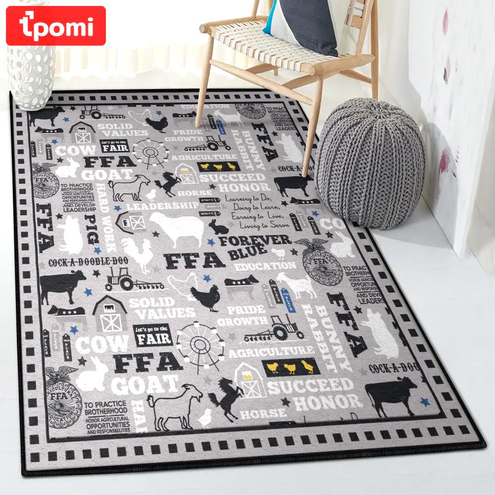 Washable rugs, ffa rug Rectangle Rug