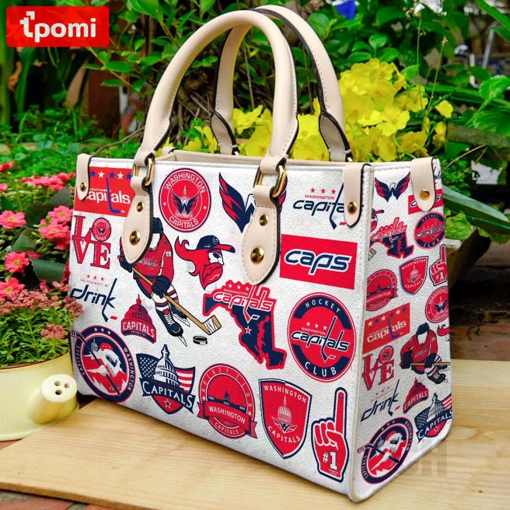 Washington capitals leather bag for women gift 1285 Women Leather Hand Bag