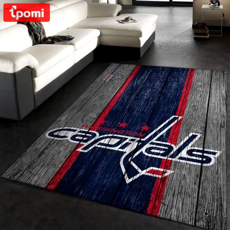 Washington capitals nhl 1 area rug living room bedroom rug rug regtangle carpet Rectangle Rug