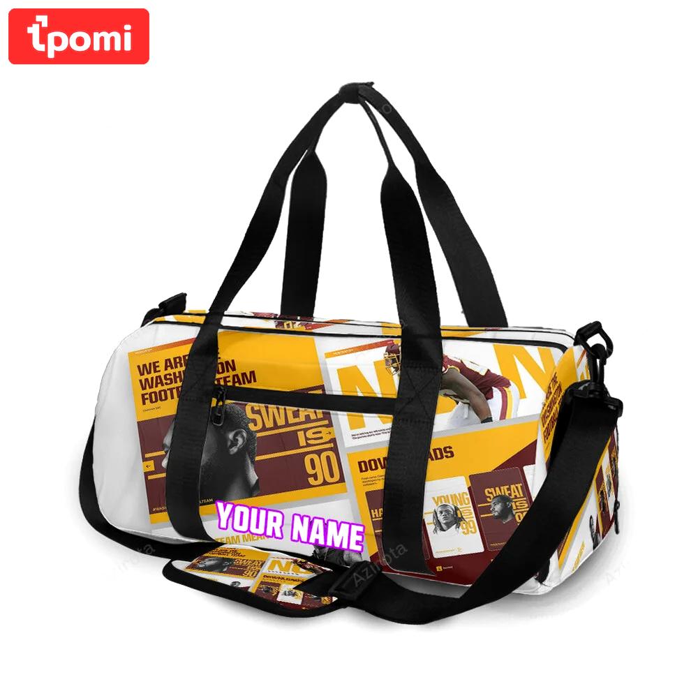 Washington football team all players1 personalized name travel bag gym bag 989 Travel Bag