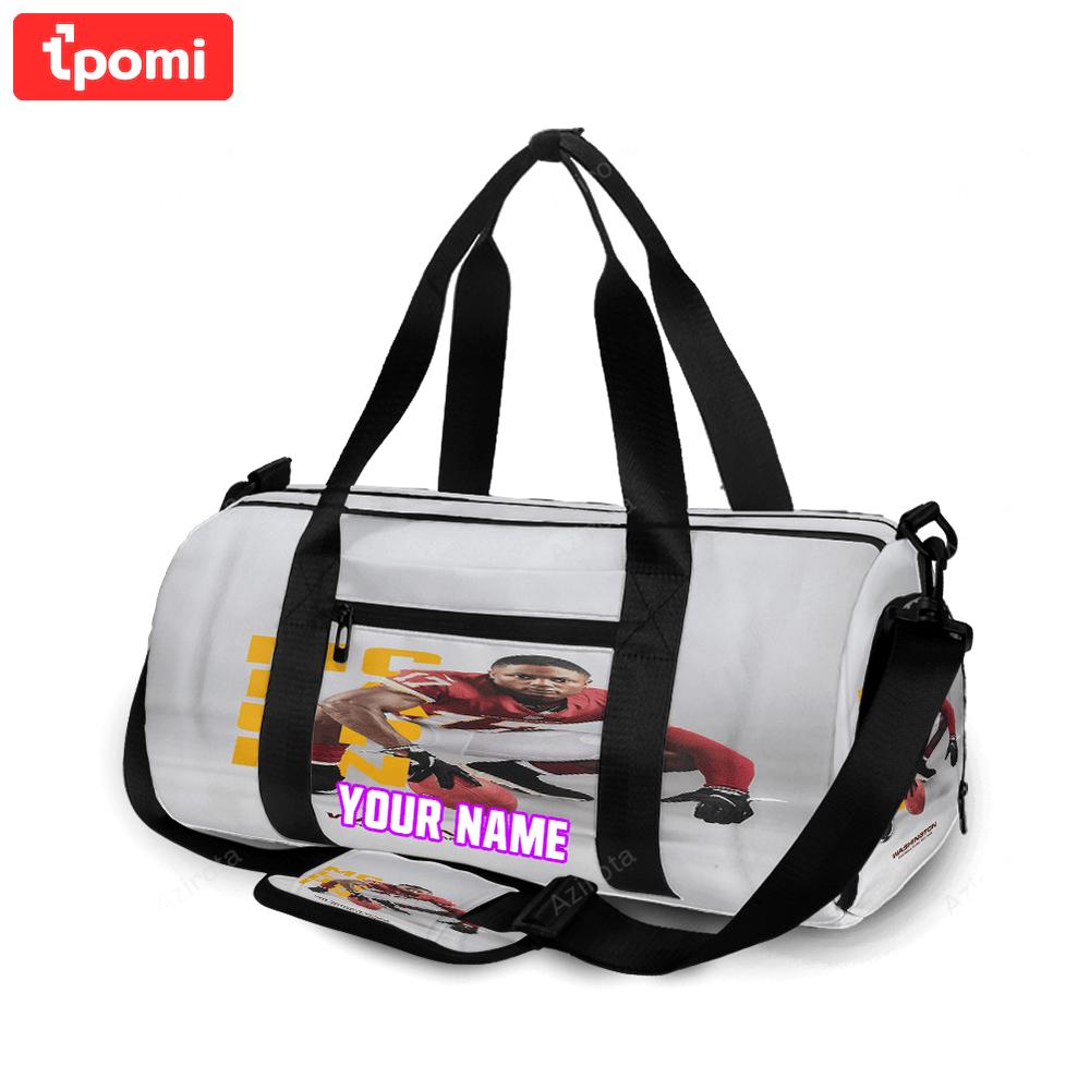 Washington football team terry mclaurin1 personalized name travel bag gym bag 344 Travel Bag