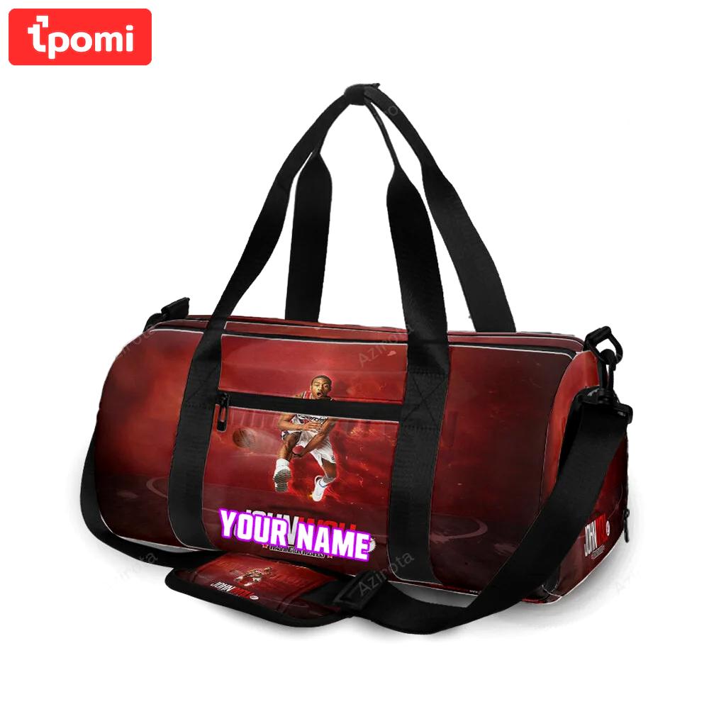 Washington wizards john wall4 personalized name travel bag gym bag 2633 Travel Bag