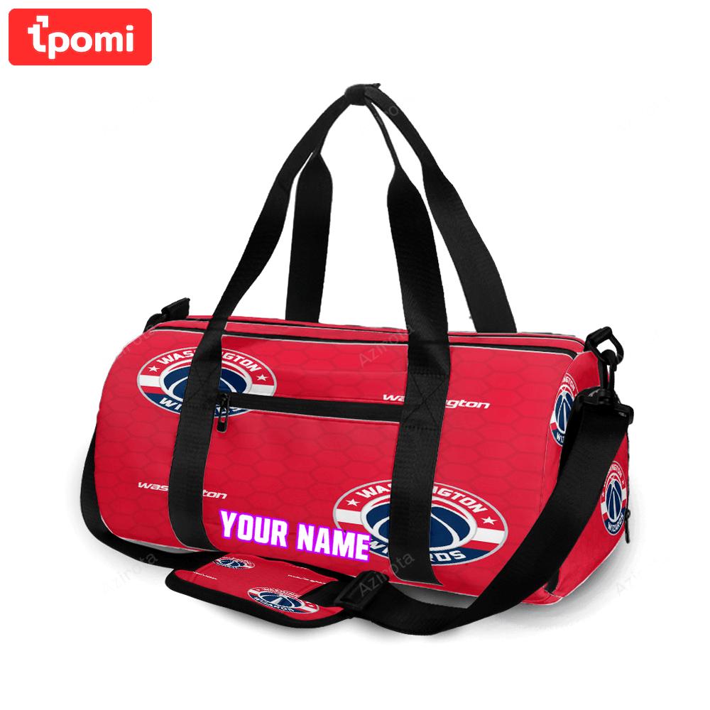 Washington wizards1 personalized name travel bag gym bag 2628 Travel Bag