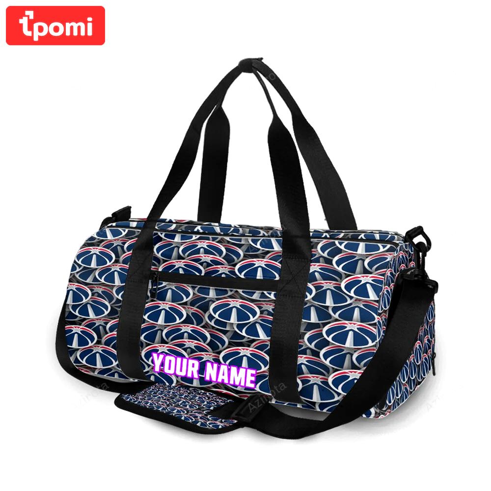 Washington wizards4 personalized name travel bag gym bag 2630 Travel Bag