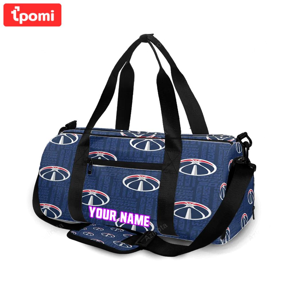 Washington wizards7 personalized name travel bag gym bag 2626 Travel Bag