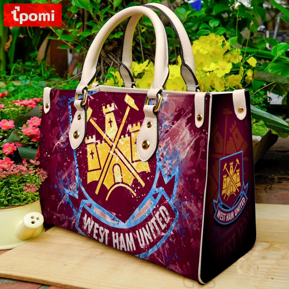 West ham united hand leather bag for women gift 2117 Women Leather Hand Bag