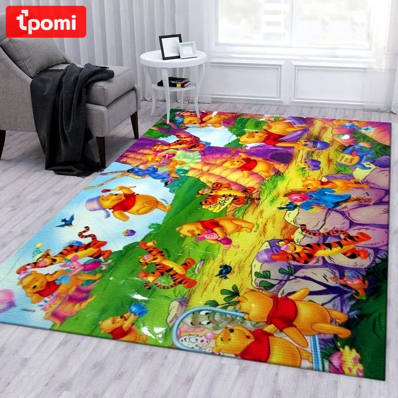 Winnie the pooh 26 area rug living room and bed room rug rug regtangle Rectangle Rug