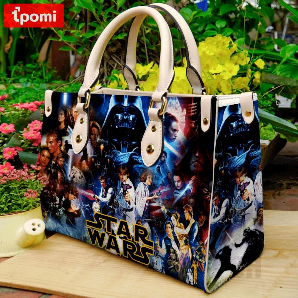 Women s day star wars leather handbag: stylish gift for fans 201 Women Leather Hand Bag