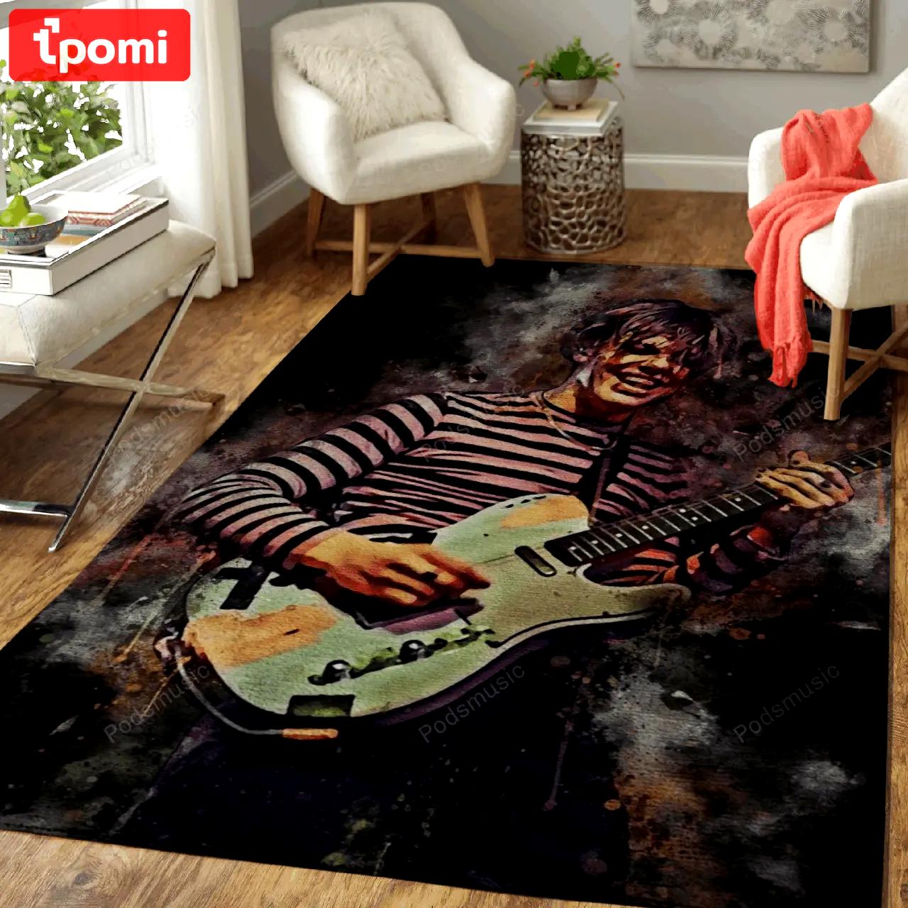 Yungblud music world art for fans area rug living room carpet rug regtangle carpet floor decor home decor Rectangle Rug