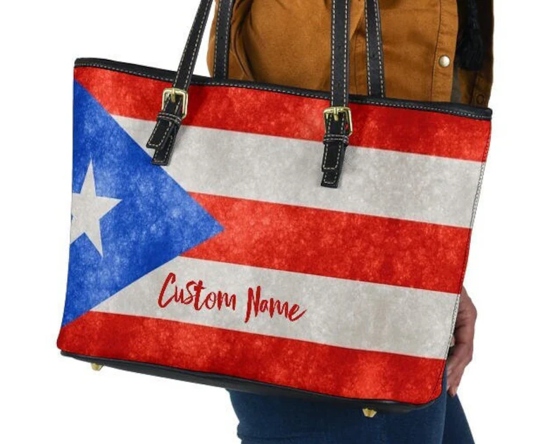 Puerto rico leather handbag - shoulder tote bag 166