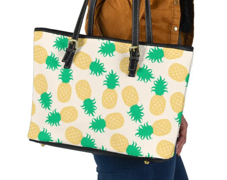Pineapple leather handbag - shoulder tote bag 170