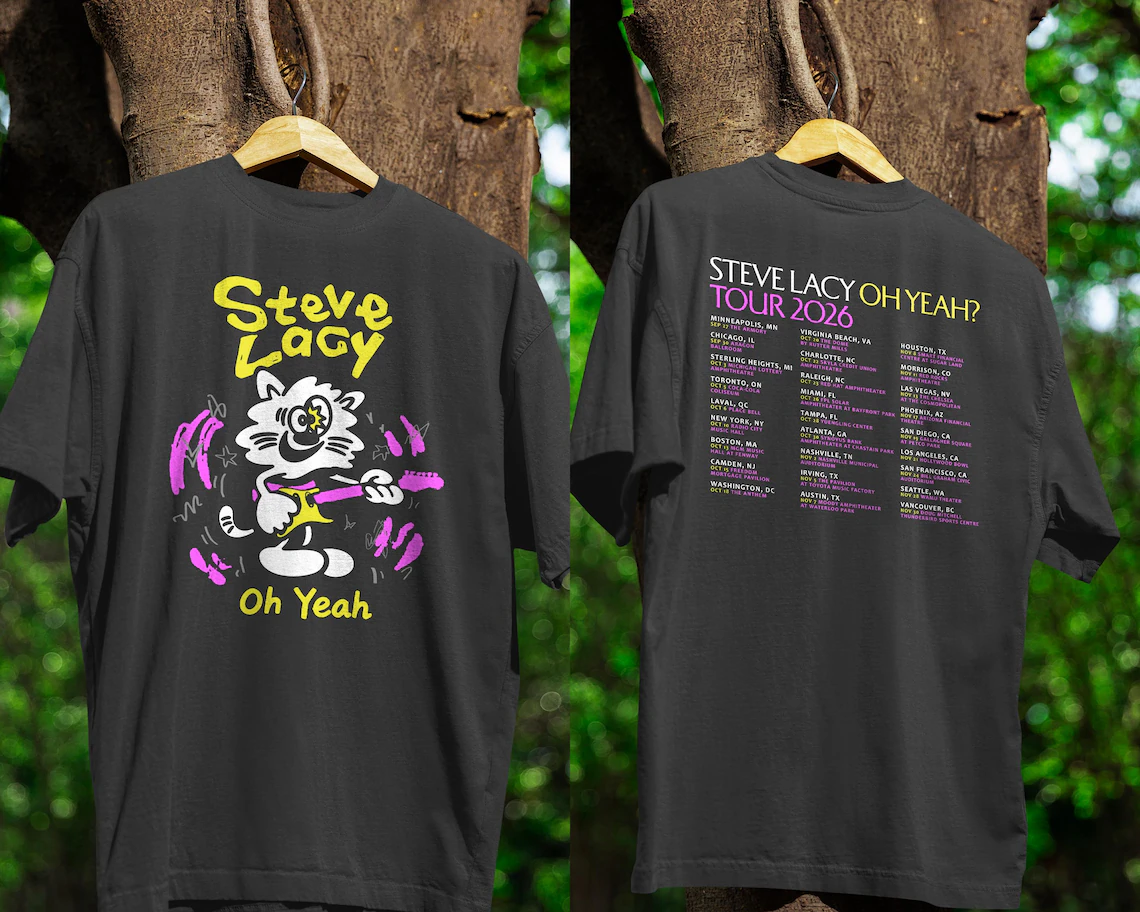 Steve Lacy Oh Yeah Tour 2026 T-Shirt, Steve Lacy Tour Shirt, Concert Tee, Music Tour T-Shirt, Artist Fan Shirt, Tour Merch, Unisex T-Shirt